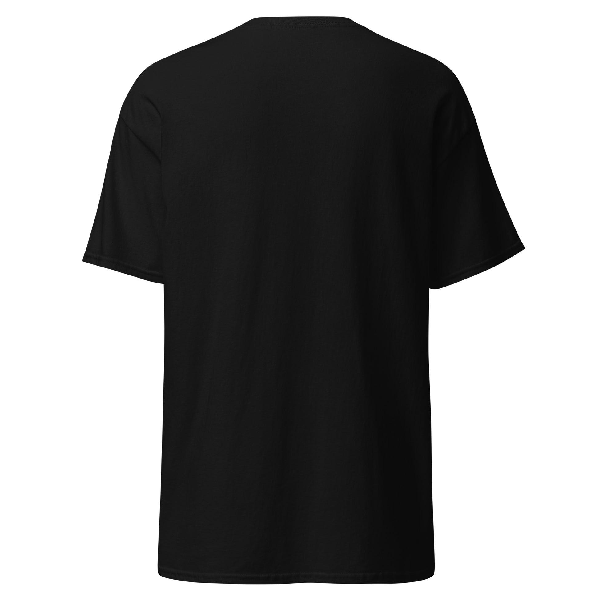 Schwarzes HOOVZ T-Shirt Rückseite – minimalistisches Streetwear Shirt